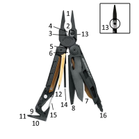 Alicate Leatherman MUT Black com bainha MOLLE Black